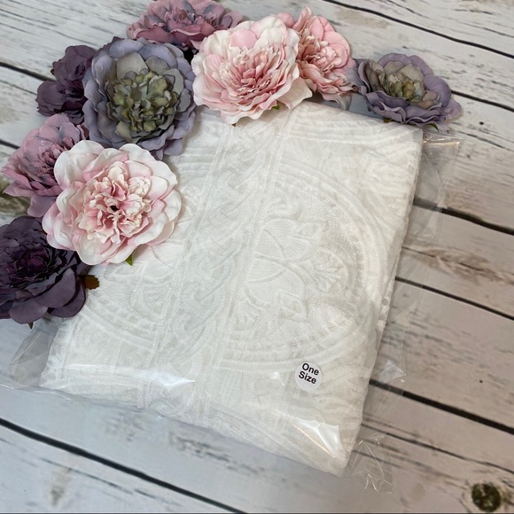 Boho Scalloped Lace Kimono Robe Bikini Coverup - Picture 15 of 16